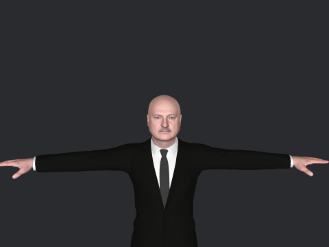 Alexander Lukashenko Hyper Realistic Full Body Rigged Character 3Dモデル