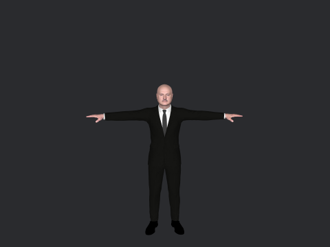 Alexander Lukashenko Hyper Realistic Full Body Rigged Character 3Dモデル