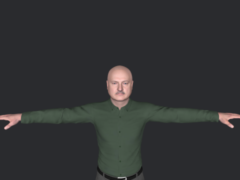 Alexander Lukashenko Hyper Realistic Full Body Rigged Character 3Dモデル