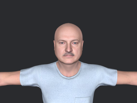 Alexander Lukashenko Hyper Realistic Full Body Rigged Character 3Dモデル