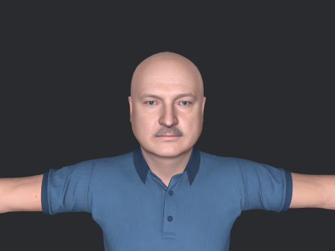Alexander Lukashenko Hyper Realistic Full Body Rigged Character 3Dモデル