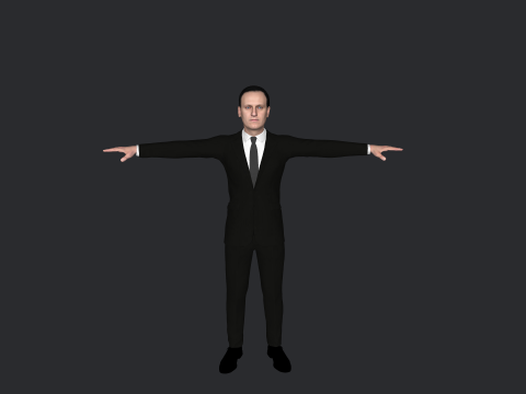 Alexey Navalny Hyper Realistic Full Body Rigged Character 3Dモデル