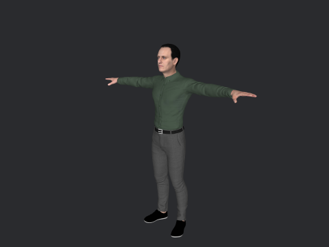 Alexey Navalny Hyper Realistic Full Body Rigged Character 3Dモデル
