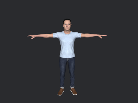 Alexey Navalny Hyper Realistic Full Body Rigged Character 3Dモデル