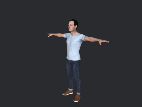 Alexey Navalny Hyper Realistic Full Body Rigged Character 3Dモデル