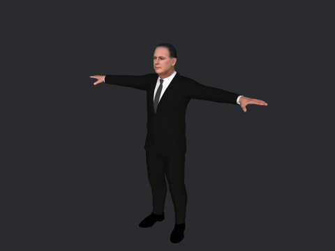 Allen Chastanet Hyper Realistic Full Body Rigged Character 3Dモデル