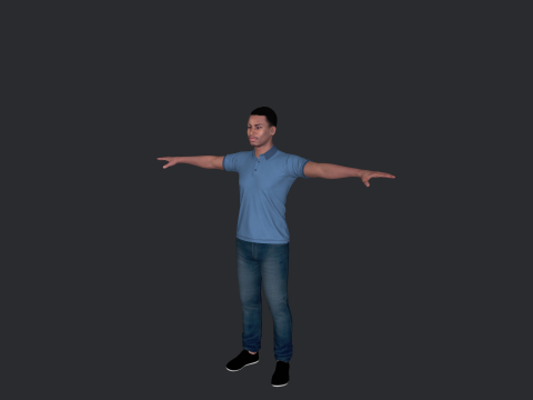 Allen Iverson Hyper Realistic Full Body Rigged Character Modelo 3D