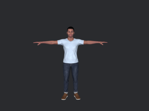 Allen Iverson Hyper Realistic Full Body Rigged Character Modelo 3D