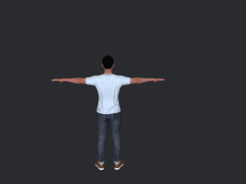 Allen Iverson Hyper Realistic Full Body Rigged Character Modelo 3D