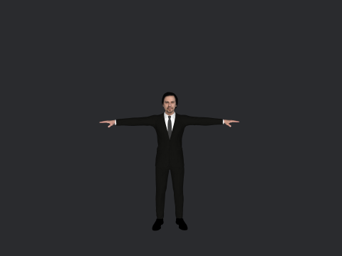 Al Pacino Hyper Realistic Full Body Rigged Character 3Dモデル