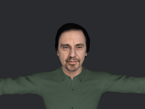 Al Pacino Hyper Realistic Full Body Rigged Character 3Dモデル