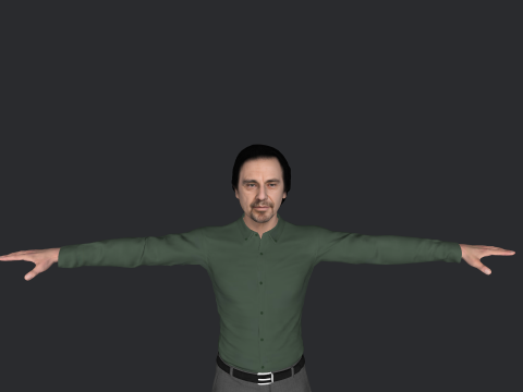Al Pacino Hyper Realistic Full Body Rigged Character 3Dモデル