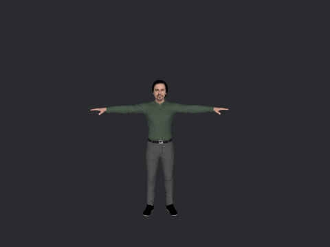Al Pacino Hyper Realistic Full Body Rigged Character 3Dモデル