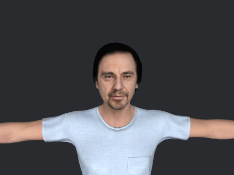 Al Pacino Hyper Realistic Full Body Rigged Character 3Dモデル