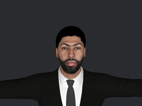 Anthony Davis Hyper Realistic Full Body Rigged Character 3Dモデル