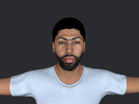 Anthony Davis Hyper Realistic Full Body Rigged Character 3Dモデル