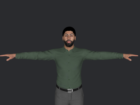 Anthony Davis Hyper Realistic Full Body Rigged Character 3Dモデル