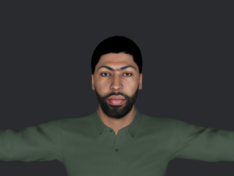 Anthony Davis Hyper Realistic Full Body Rigged Character 3Dモデル