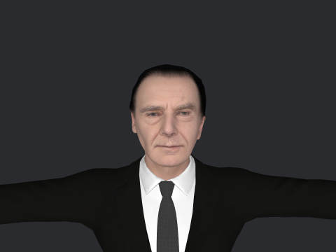 Anthony Eden Hyper Realistic Full Body Rigged Character 3Dモデル
