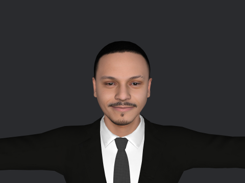 Beau Demayo Hyper Realistic Full Body Rigged Character 3Dモデル