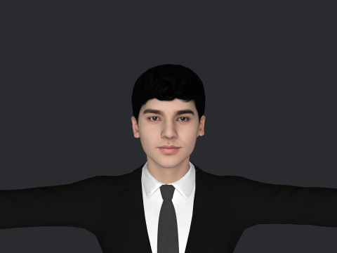 Ben J Pierce Hyper Realistic Full Body Rigged Character 3Dモデル