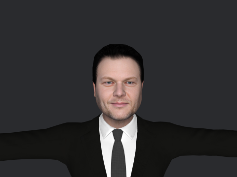 Blake Shelton Hyper Realistic Full Body Rigged Character 3D 모델