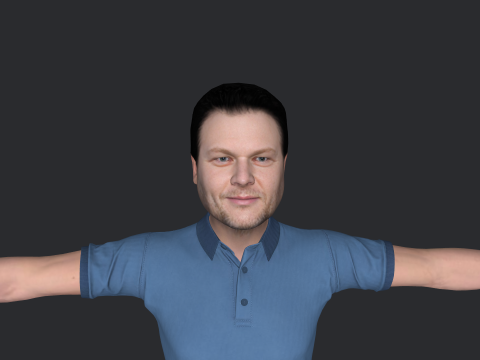 Blake Shelton Hyper Realistic Full Body Rigged Character 3D मॉडल