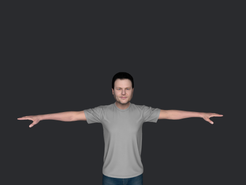 Blake Shelton Hyper Realistic Full Body Rigged Character 3D मॉडल