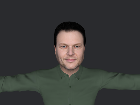 Blake Shelton Hyper Realistic Full Body Rigged Character 3D मॉडल
