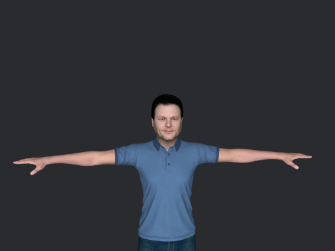 Blake Shelton Hyper Realistic Full Body Rigged Character 3D मॉडल
