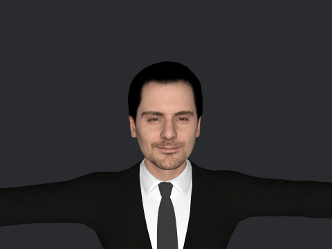 Brad Paisley Hyper Realistic Full Body Rigged Character 3Dモデル
