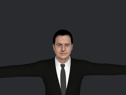 Brendan Fraser Hyper Realistic Full Body Rigged Character 3Dモデル