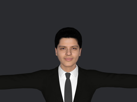 Bruno Mars Hyper Realistic Full Body Rigged Character 3Dモデル