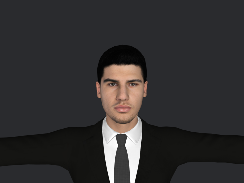 Carlos Alcaraz Hyper Realistic Full Body Rigged Character 3Dモデル