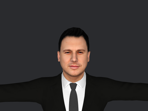 Channing-Tatum Hyper Realistic Full Body Rigged Character 3Dモデル