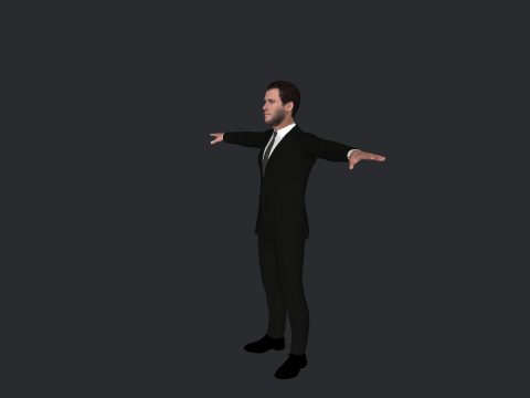 Chris Hemsworth Hyper Realistic Full Body Rigged Character 3D Model