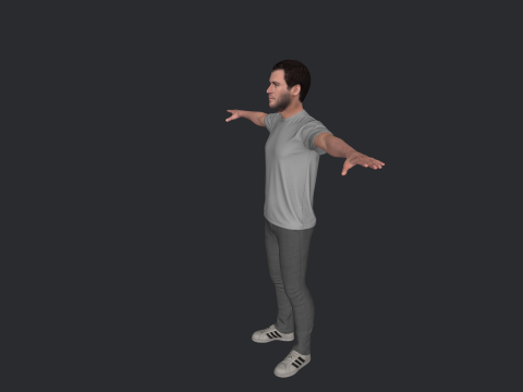 Chris Hemsworth Hyper Realistic Full Body Rigged Character 3D Model