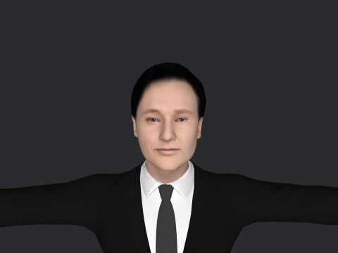 Conan Obrien Hyper Realistic Full Body Rigged Character 3D Model