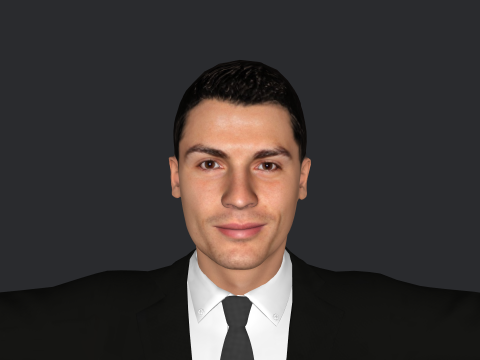 Cristiano Ronaldo Hyper Realistic Full Body Rigged Character 3D Model