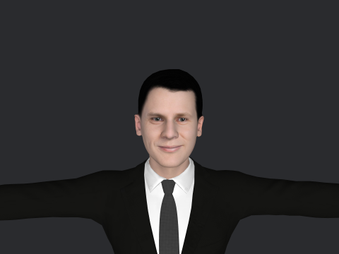 Daniel Tosh Hyper Realistic Full Body Rigged Character 3D Model