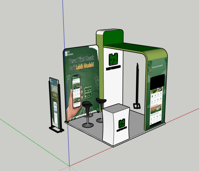 STAND TRADESHSOW 3Dモデル .c4d .max .obj .3ds .fbx .stl .blend 