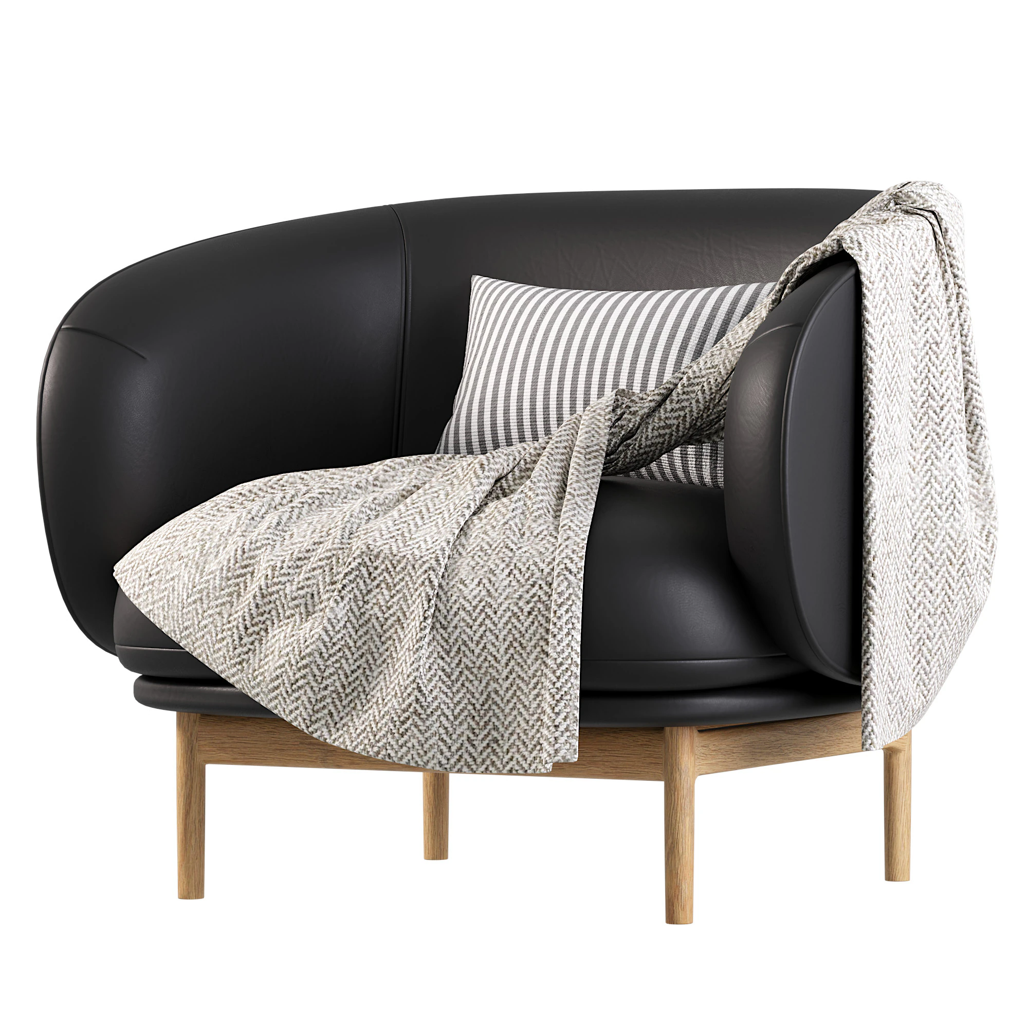 Mela lounge trimmed 3D Model .c4d .max .obj .3ds .fbx .stl .blend
