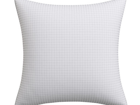 Classic modern canvas pillow 3D Model