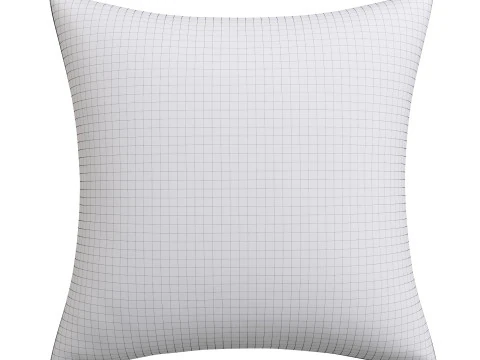 Classic modern canvas pillow 3D Model