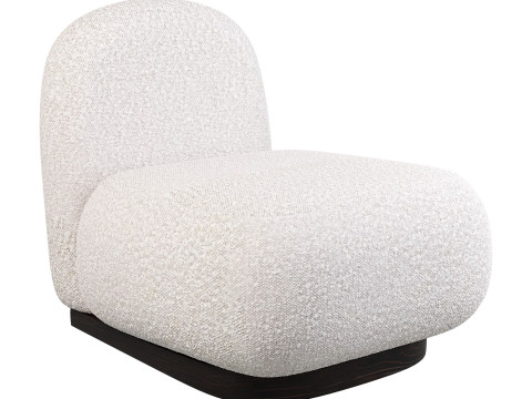 PWF-0564 Armchair Mocha 3D Model
