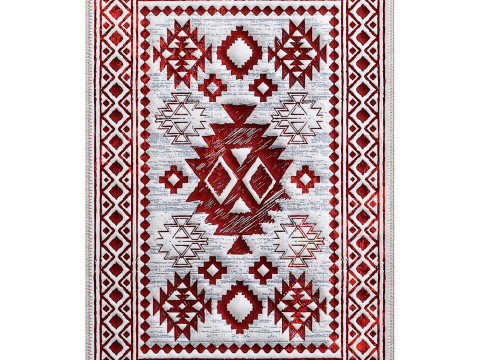HomeNette Washable Area Rug 3D Model