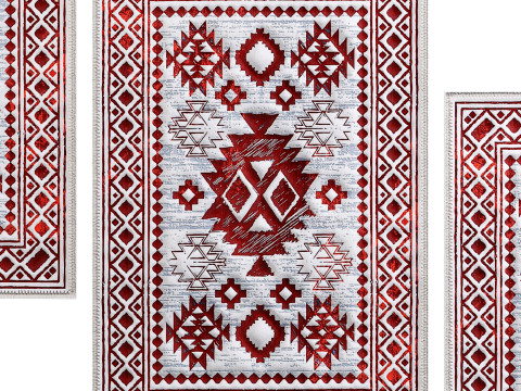 HomeNette Washable Area Rug 3Dモデル