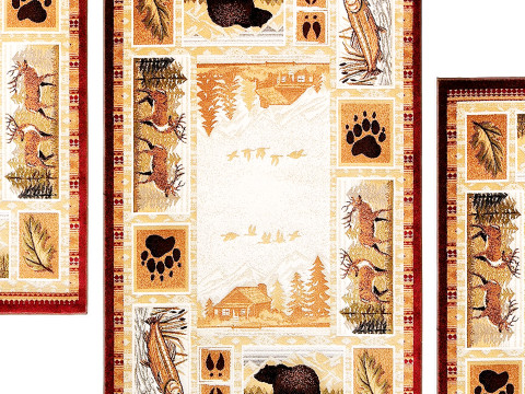 Champion Rugs Wildlife Nature 3D Модель