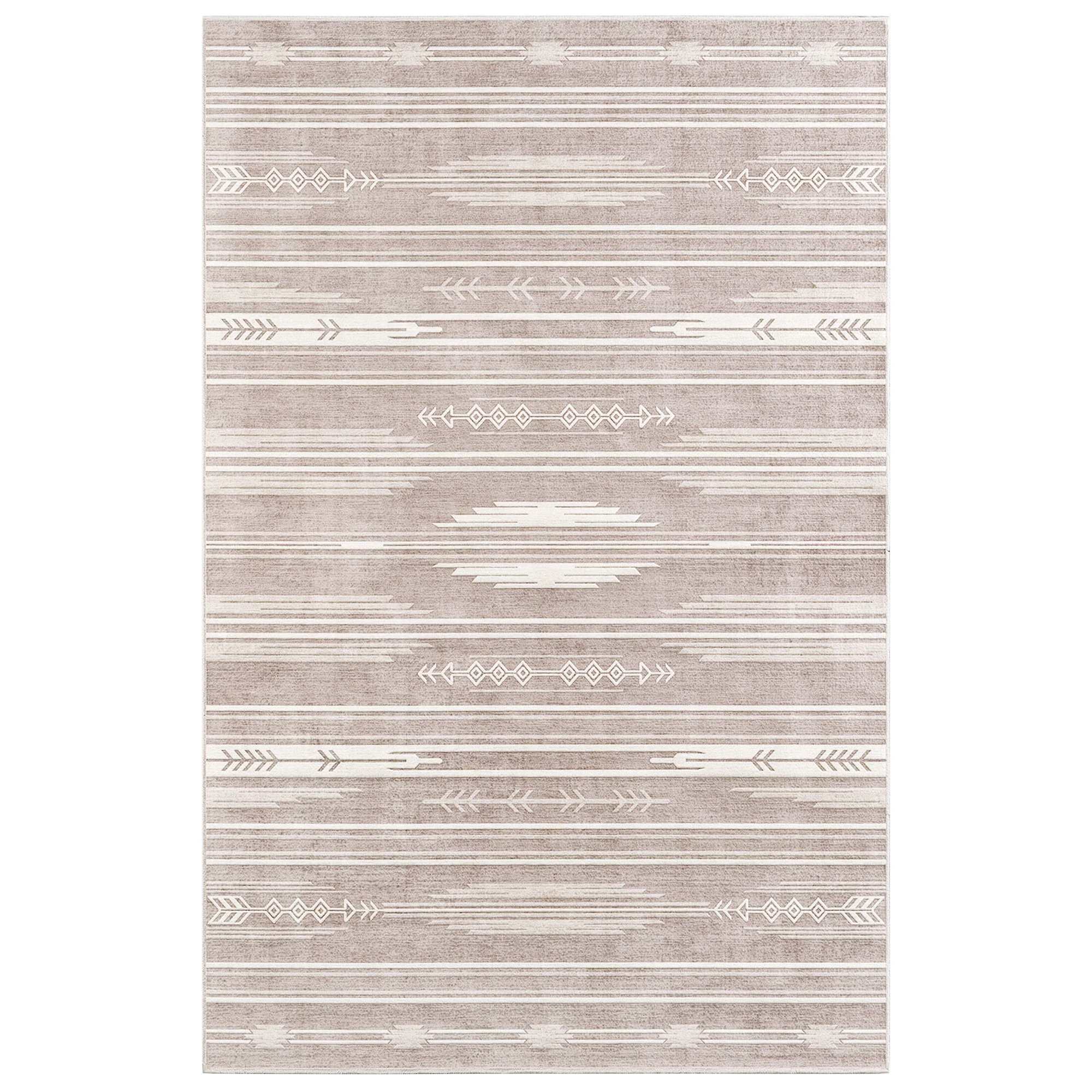 Kehr Bismarck Moroccan Flatweave Beige Area Rug 3D Model .c4d .max .obj .3ds .fbx .stl .blend 