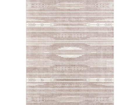 Kehr Bismarck Moroccan Flatweave Beige Area Rug 3D 模型